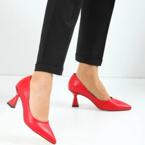 Kadın Bena Topuklu Ayakkabı Şampanya Stıletto MR5041