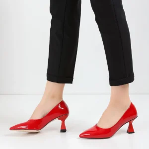 Kadın Bena Topuklu Ayakkabı Şampanya Stıletto MR5047