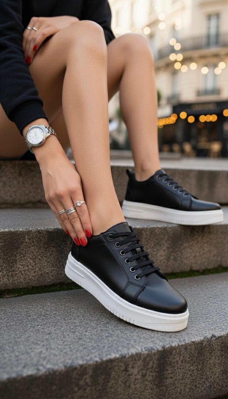 Kadın Aris Düz Taban Sneaker MR5025