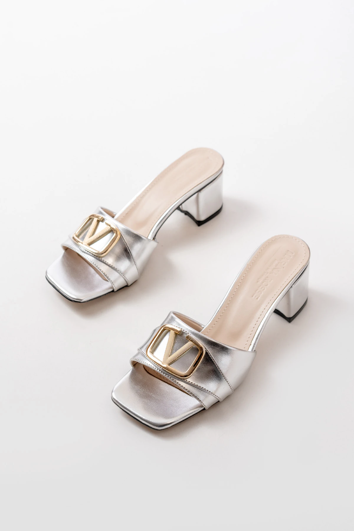 Kadın Bonita Topuklu Terlik MR5069 - Görsel 2