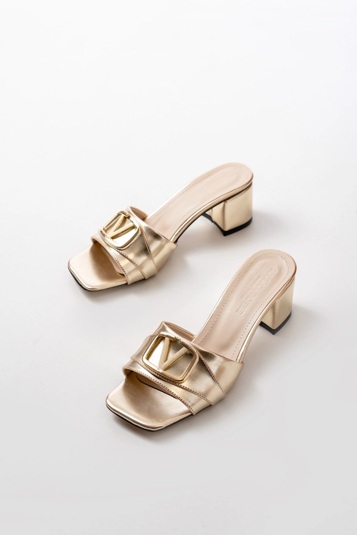 Kadın Bonita Topuklu Terlik MR5070 - Görsel 4