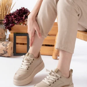 Garantili Elinda Günlük Ortopedik Kadın Sneaker Spor Ayakkabı MR5013