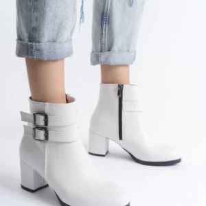 Kadın Hermina Çift Tokalı Kısa Bot MR5143