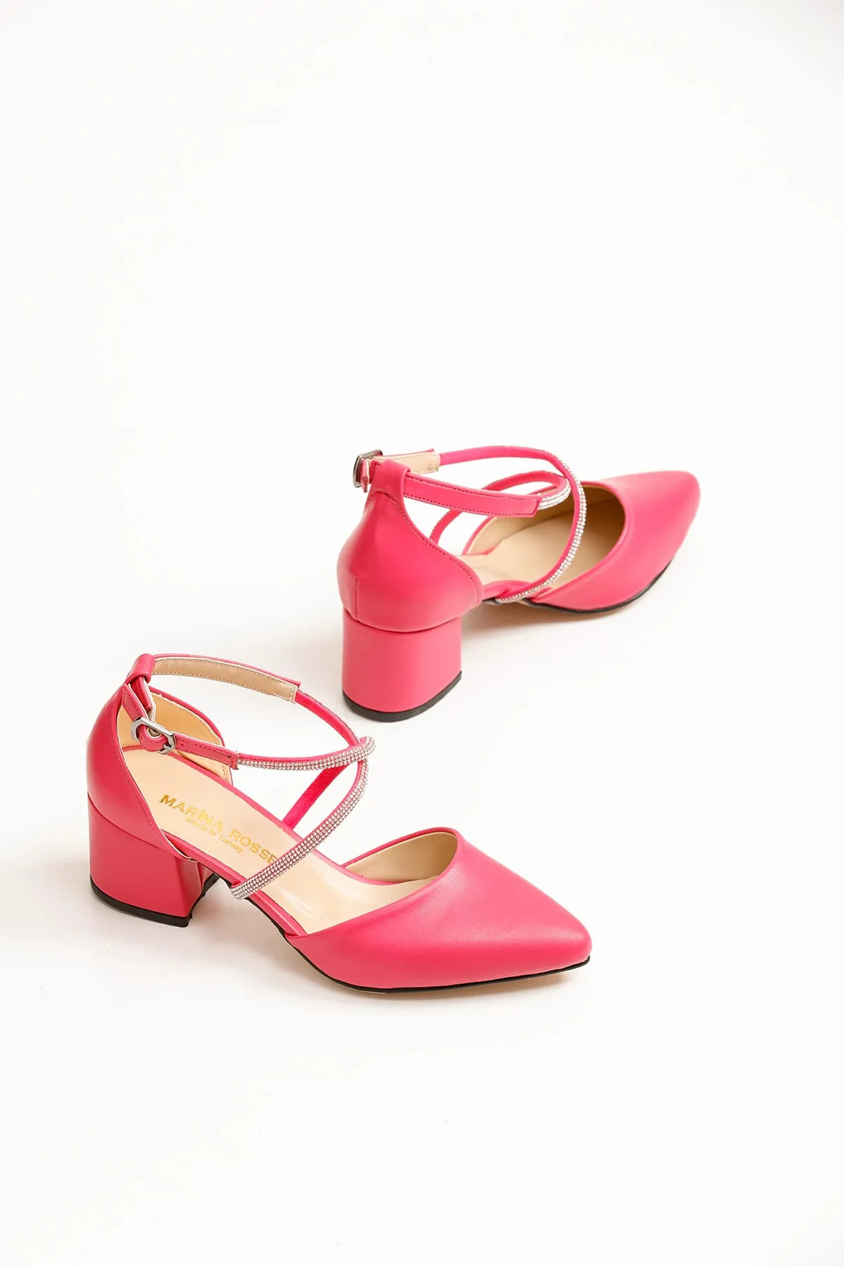 Kadın Lara Cilt Klasik Topuklu Ayakkabı MR5153 - Görsel 2