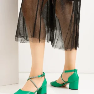 Kadın Lara Cilt Klasik Topuklu Ayakkabı MR5156