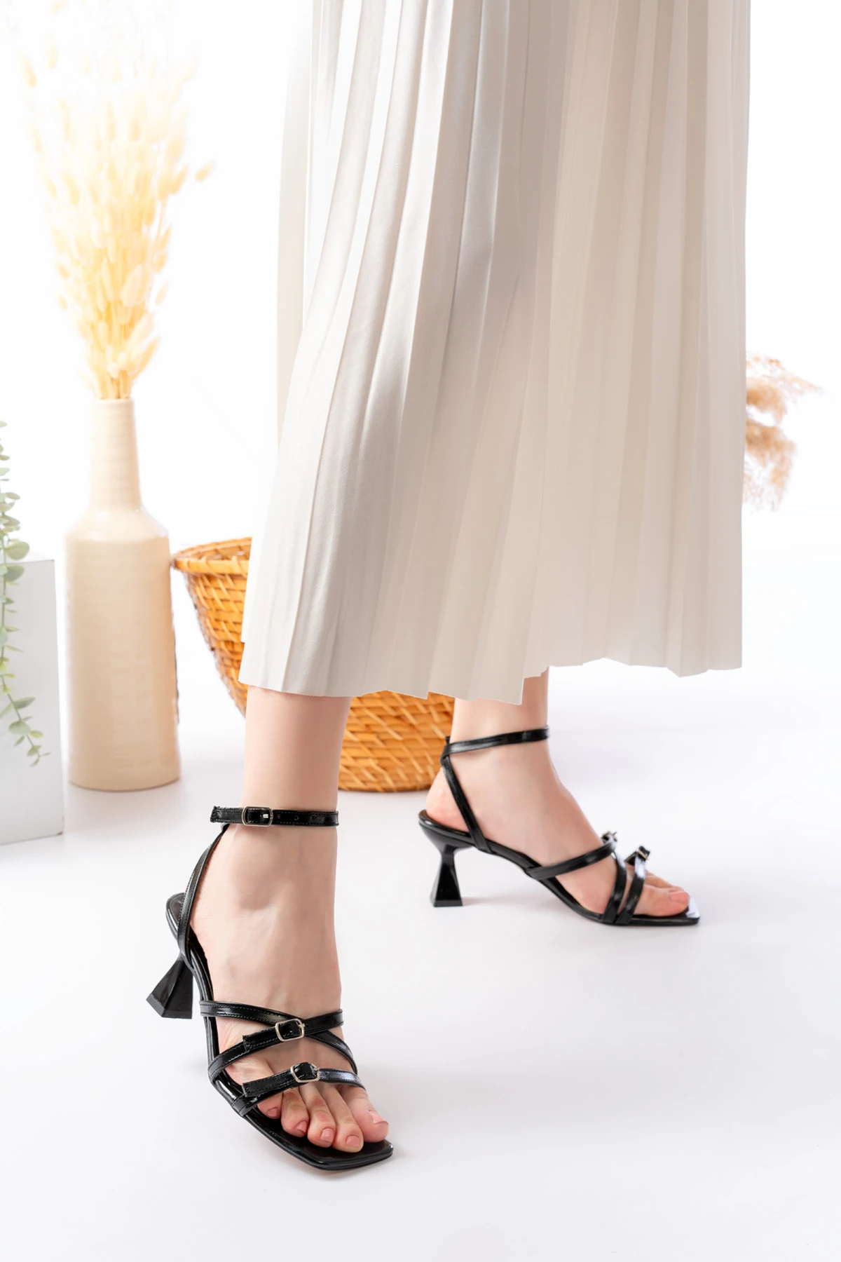 Kadın Adel Topuklu Sandalet MR5022 - Görsel 3