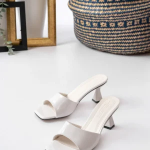 Kadın Lena Metalik Zara Cilt Terlik MR5175