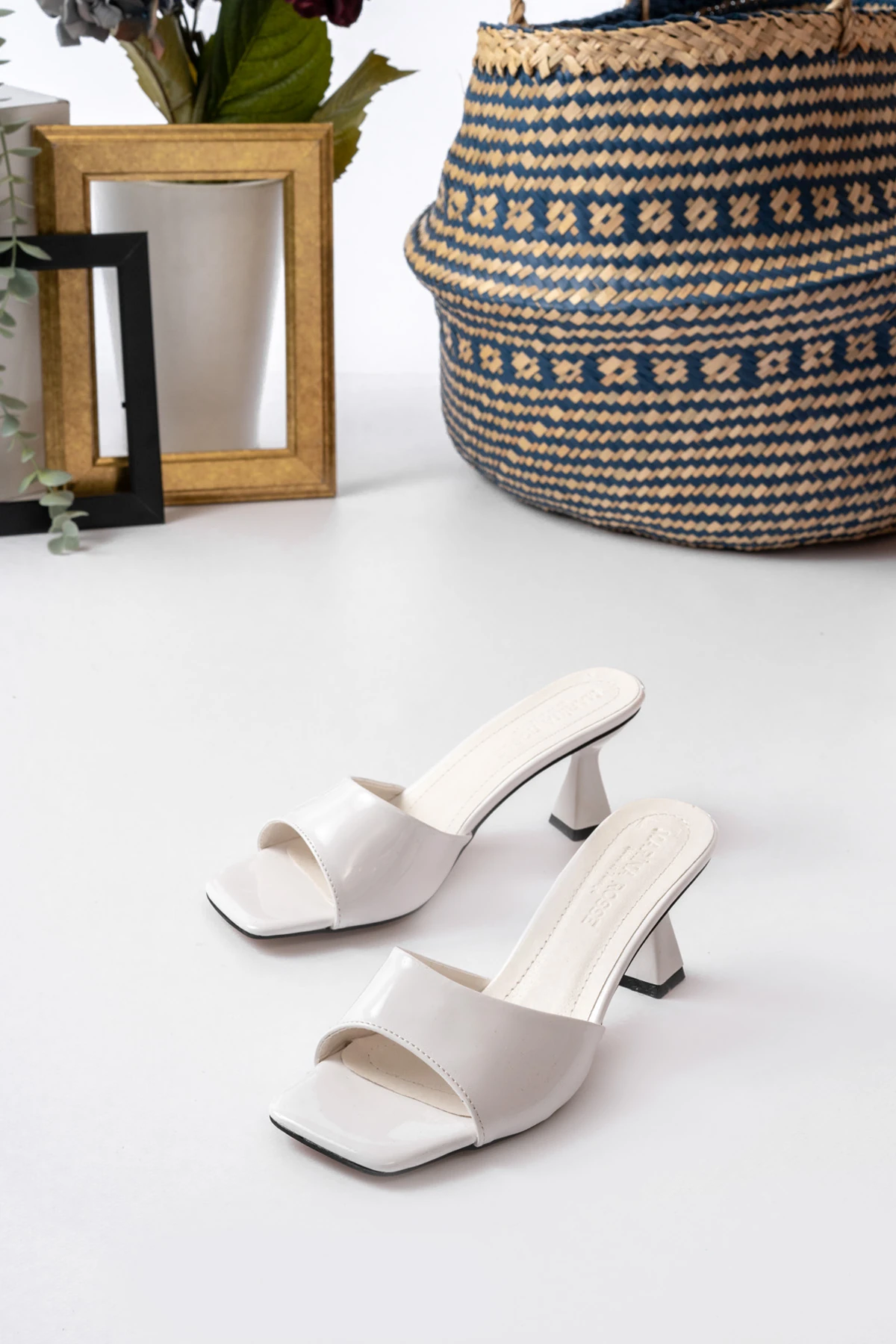 Kadın Lena Metalik Zara Cilt Terlik MR5175