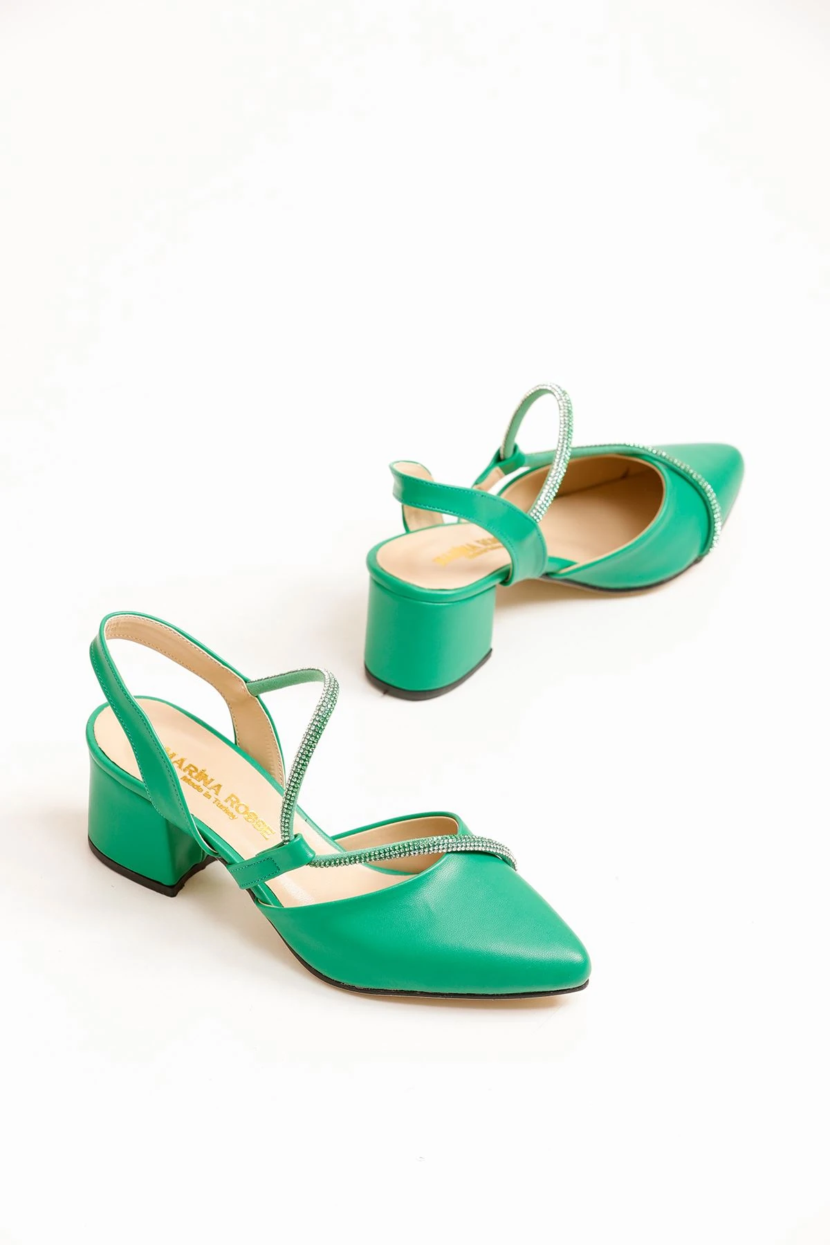 Kadın Lily Cilt Klasik Topuklu Ayakkabı MR5181 - Görsel 2