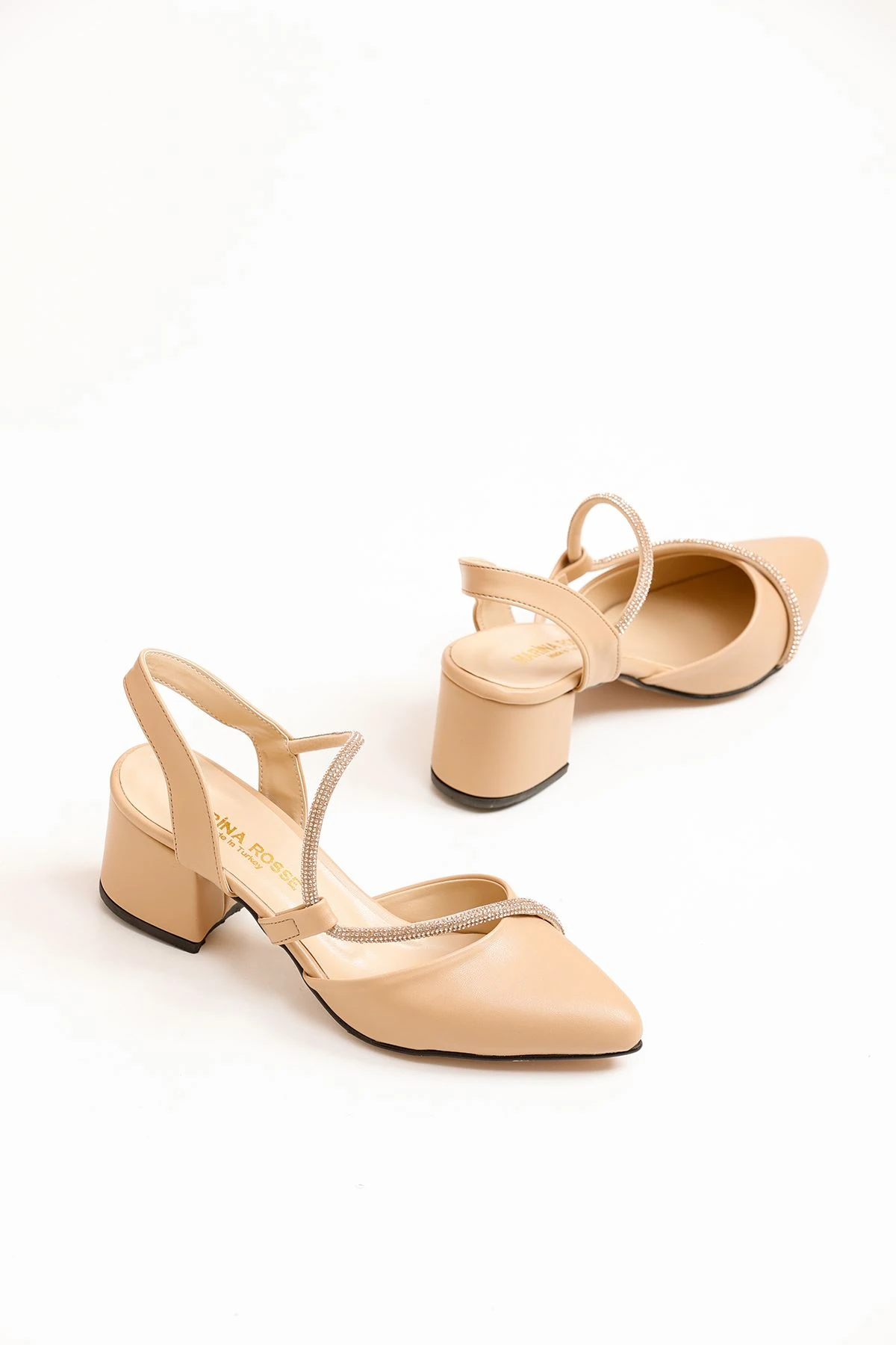 Kadın Lily Cilt Klasik Topuklu Ayakkabı MR5182 - Görsel 2