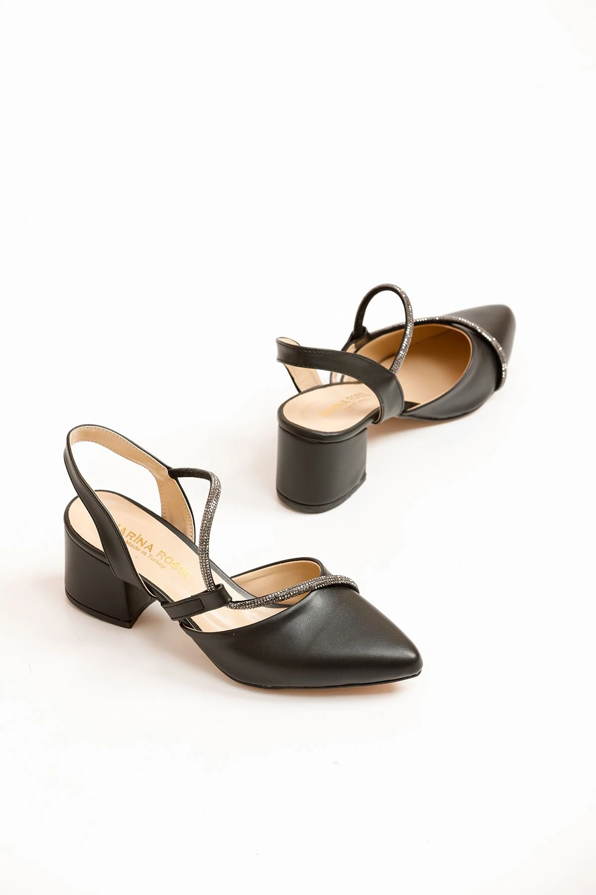 Kadın Lily Cilt Klasik Topuklu Ayakkabı MR5183 - Görsel 2