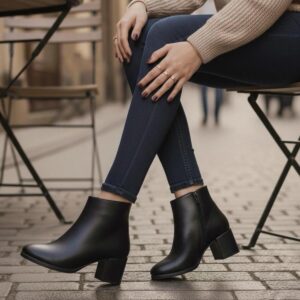 Kadın Liva Düz Topuklu Kısa Bot MR5189