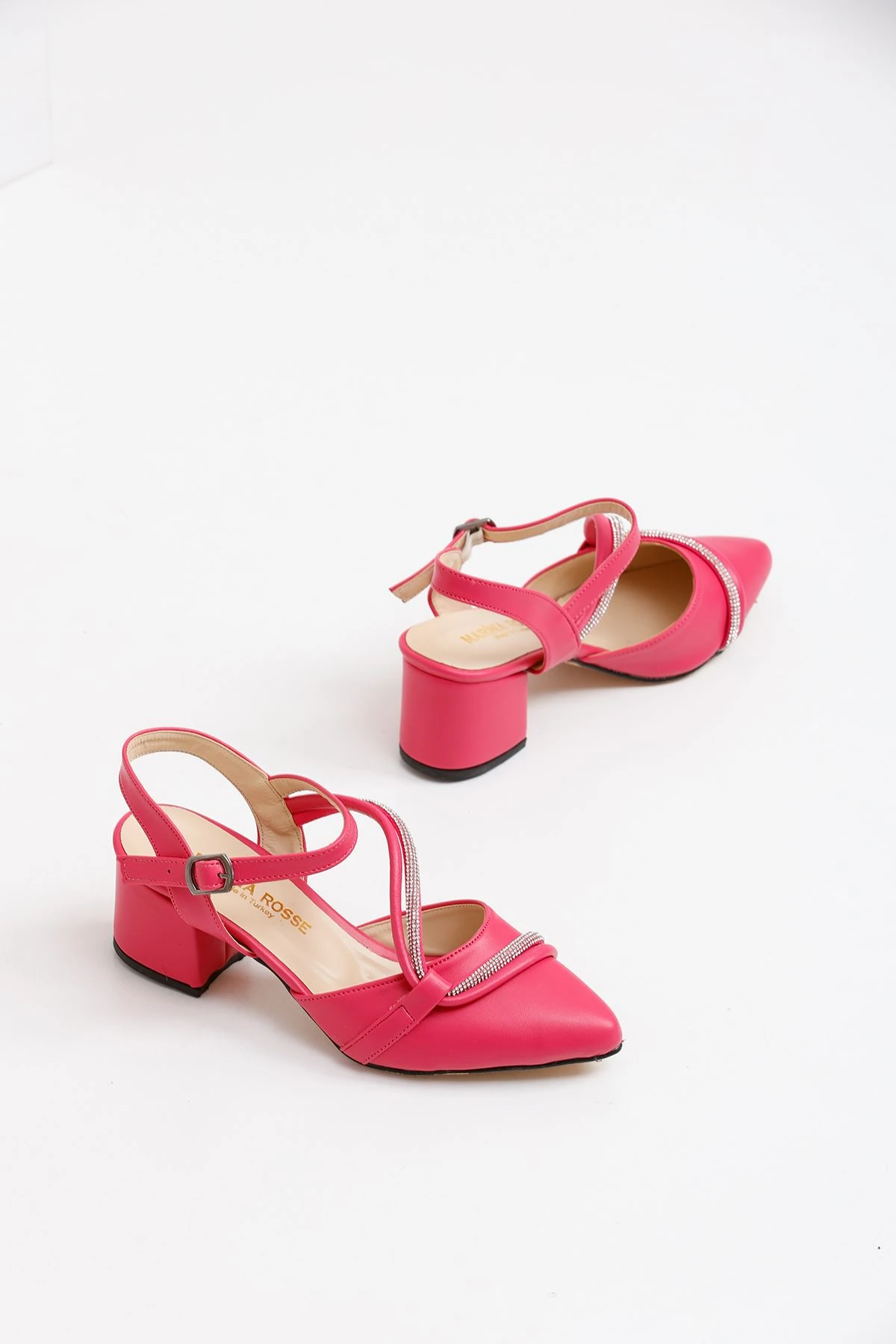 Kadın Riya Cilt Klasik Topuklu Ayakkabı MR5219 - Görsel 2