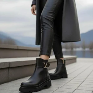 Kadın Viana Garantili Su Geçirmez Kaymaz Taban Dikişli Siyah Bot MR5258