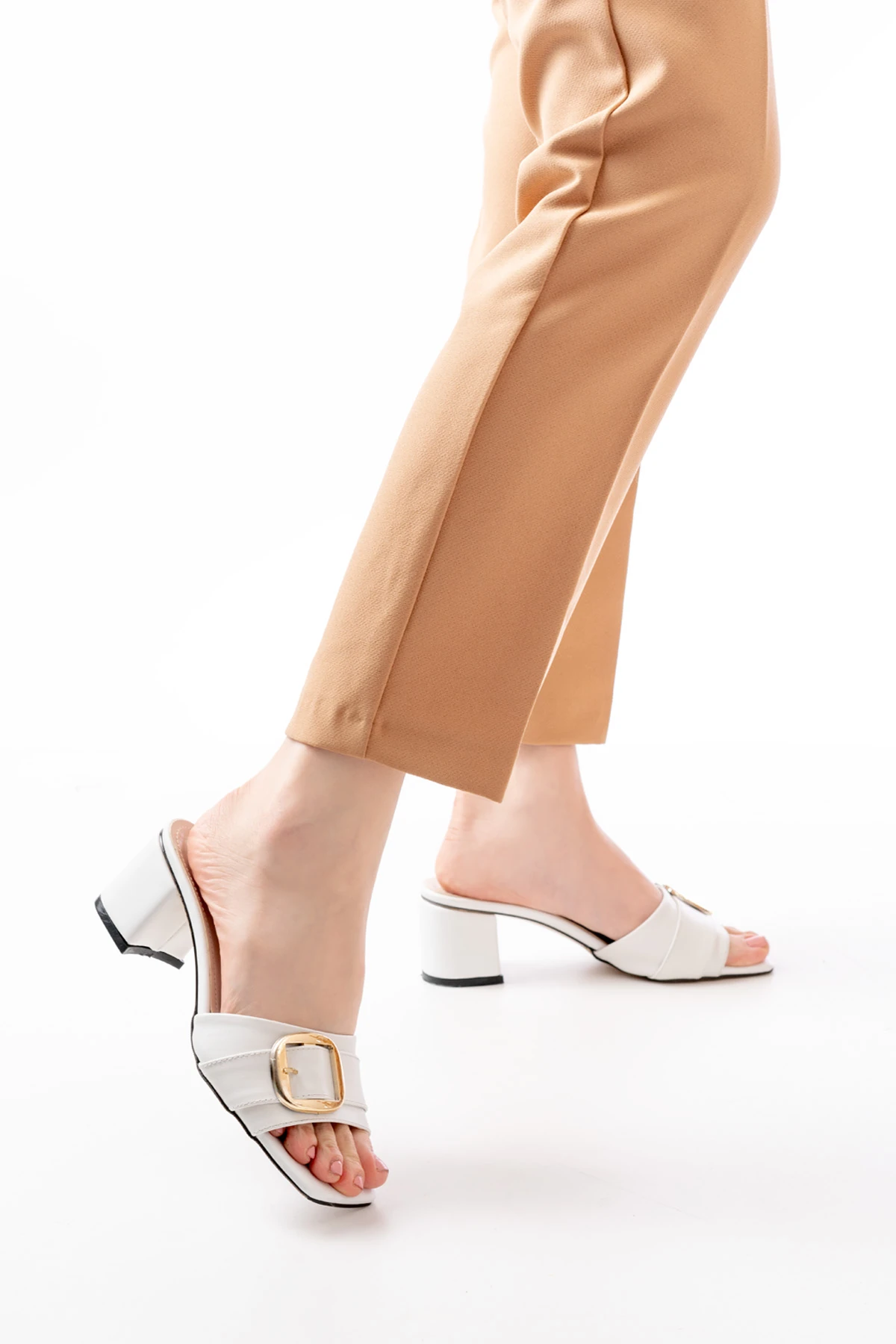 Kadın İgor Topuklu Terlik MR5268 - Görsel 4